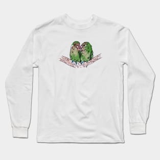 Love Birds in a Tree Long Sleeve T-Shirt
